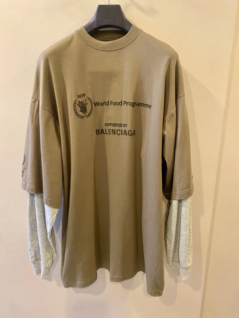 美品 バレンシアガ ダブルスリーブTシャツ 1　デニム バッグ メゾンマルジェラ