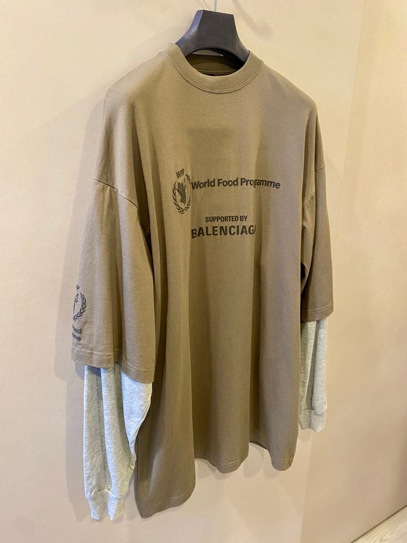 美品 バレンシアガ ダブルスリーブTシャツ 1　デニム バッグ メゾンマルジェラ