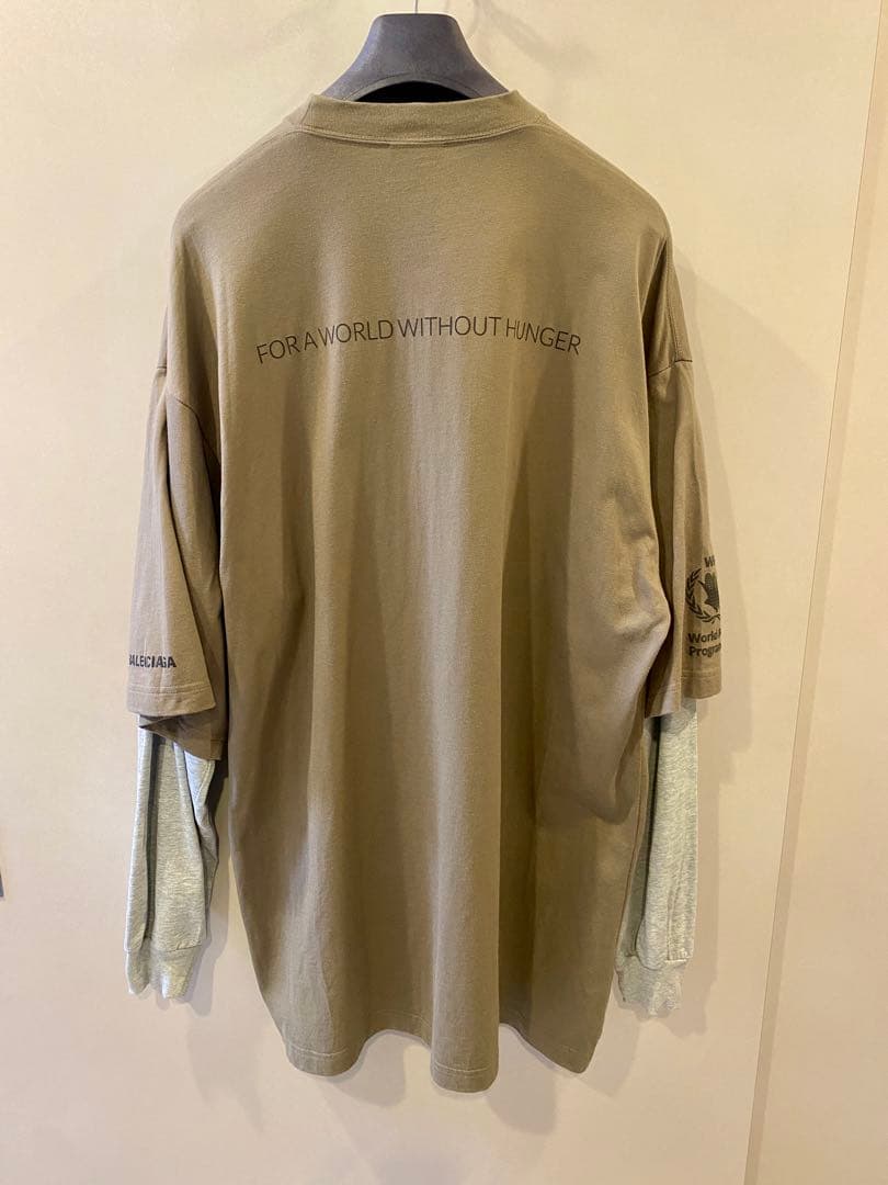 美品 バレンシアガ ダブルスリーブTシャツ 1　デニム バッグ メゾンマルジェラ