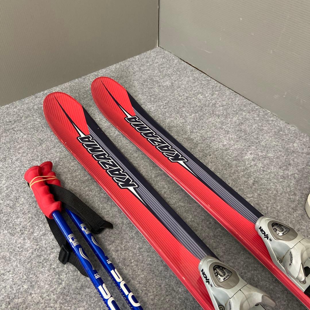 ★初心者向け★メンテナンス済　大人スキーセット 板150cm ブーツ24.5cm