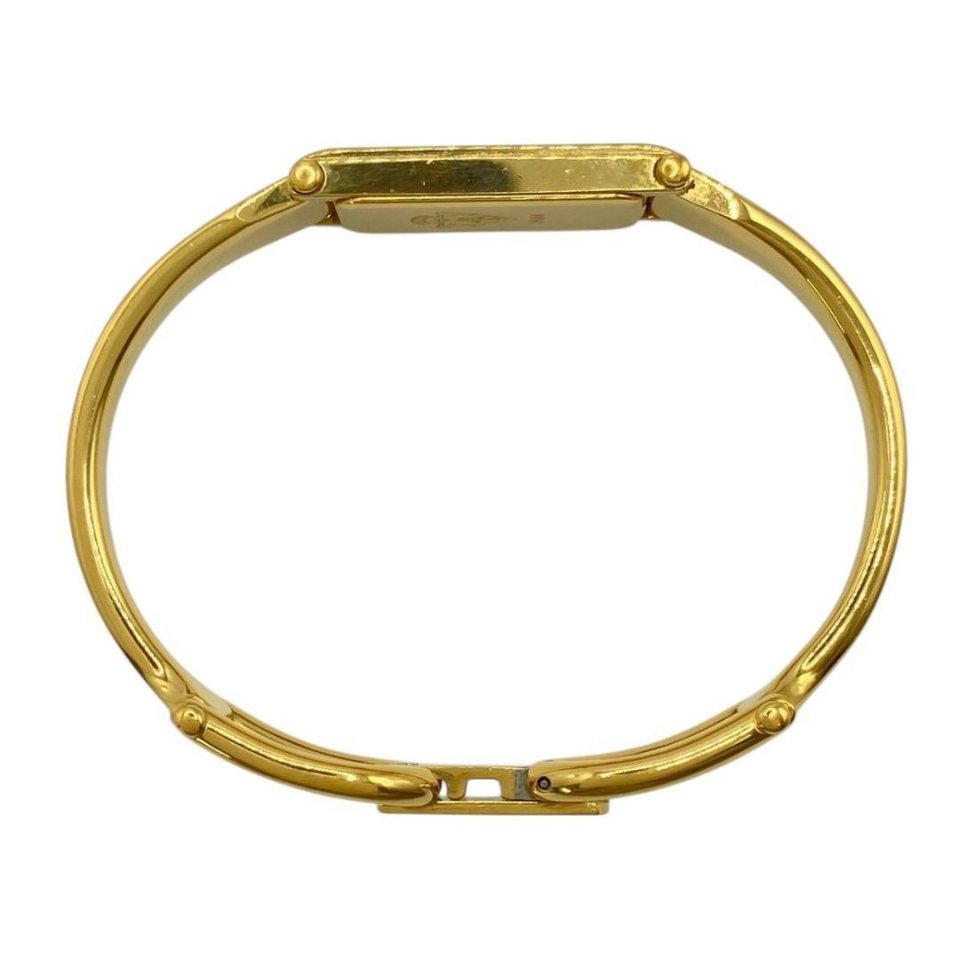 GUCCI腕時計 バングルウォッチ 1500 クォーツ 黒文字盤 ゴールド 稼働