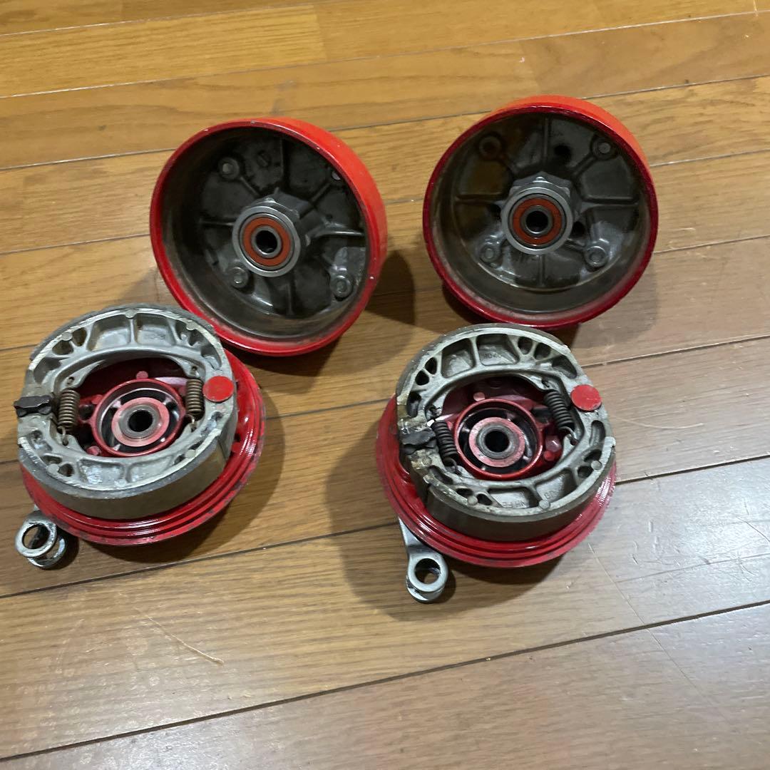ホンダ純正6vゴリラ、モンキードラムブレーキ