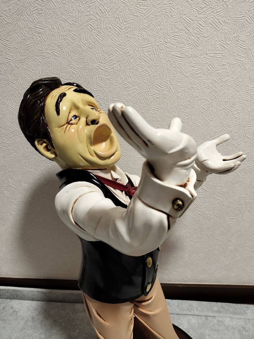 ワインホルダー マイ　ボトル・ホルダー置物 人物 給仕 ソムリエ ワインラック