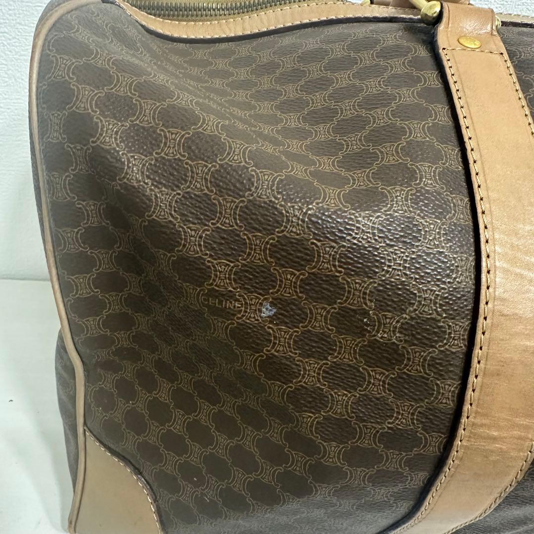 CELINE セリーヌ マカダム柄 ボストンバッグ