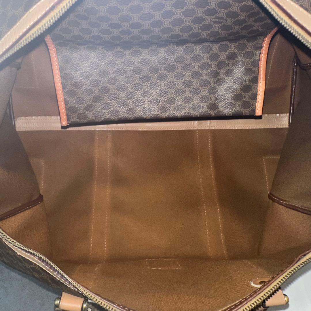 CELINE セリーヌ マカダム柄 ボストンバッグ