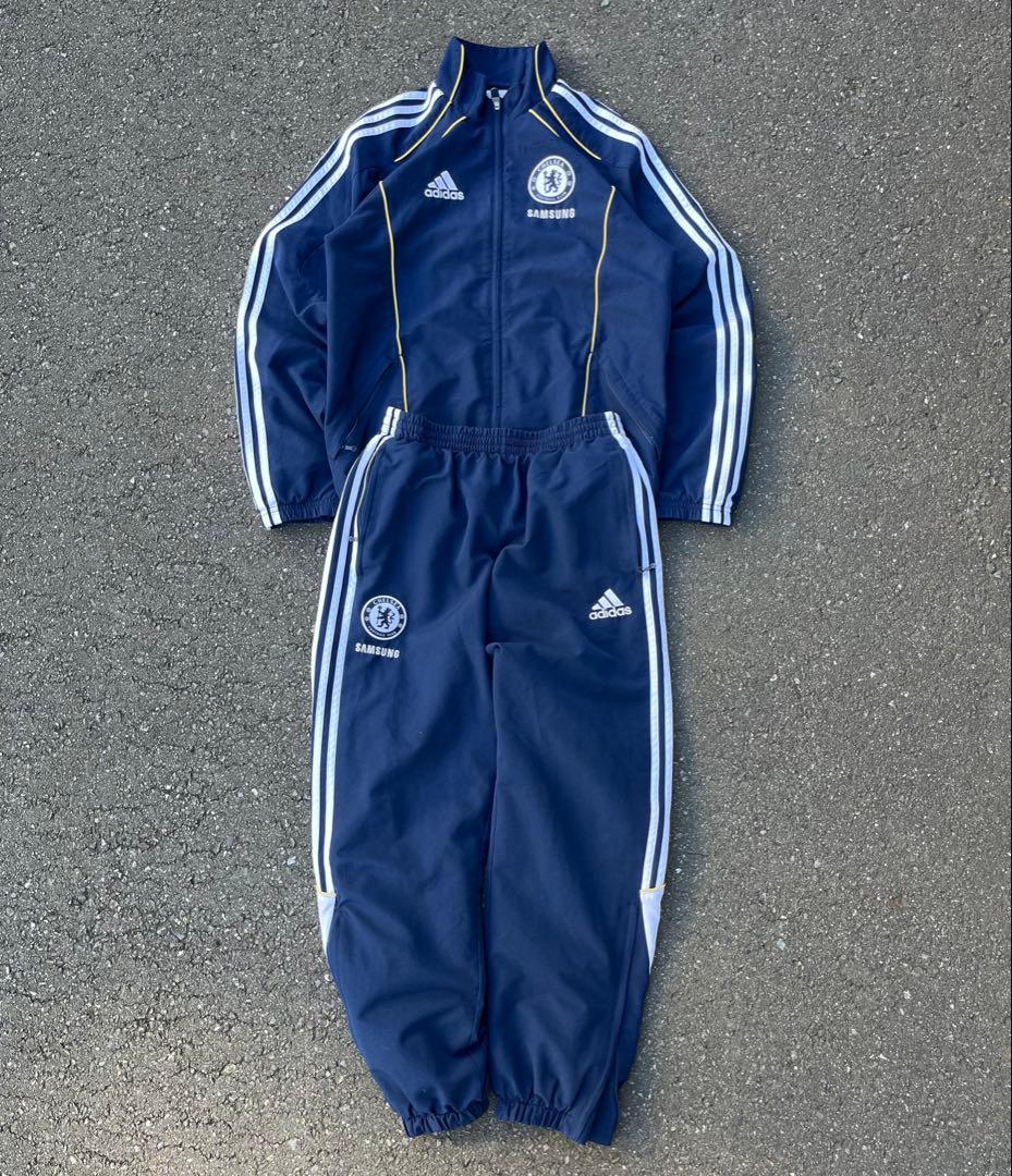 激レア　00s adidas チェルシー　セットアップ　ナイロンジャケット