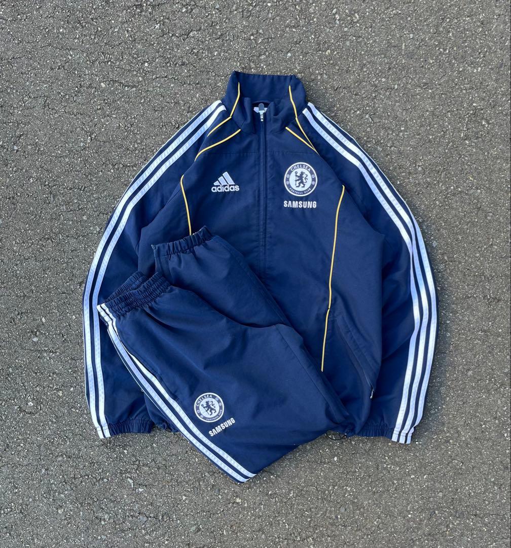 激レア　00s adidas チェルシー　セットアップ　ナイロンジャケット
