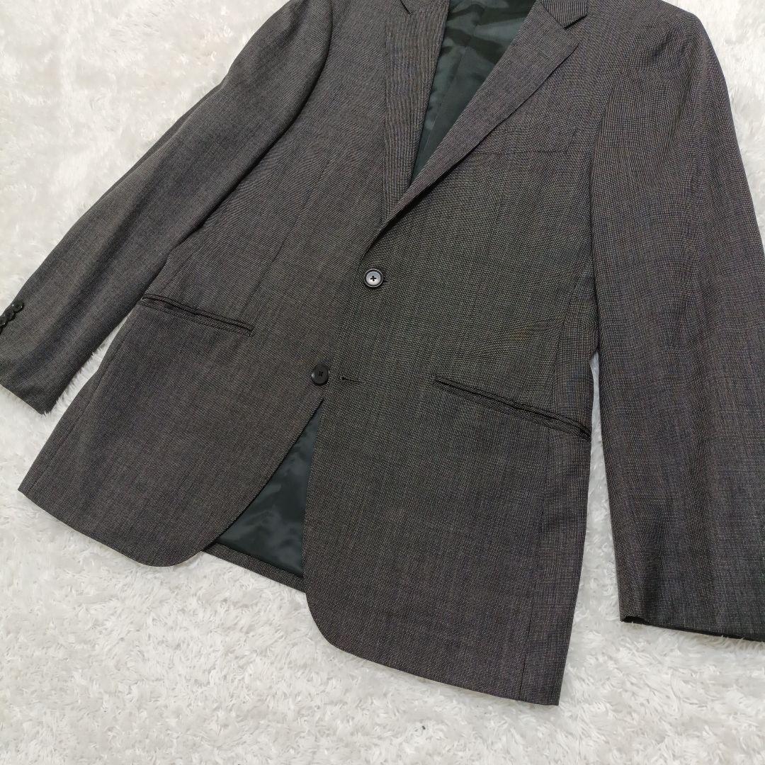 【極美品】グリーンレーベルリラクシング REDA スリーピーススーツ グレー46