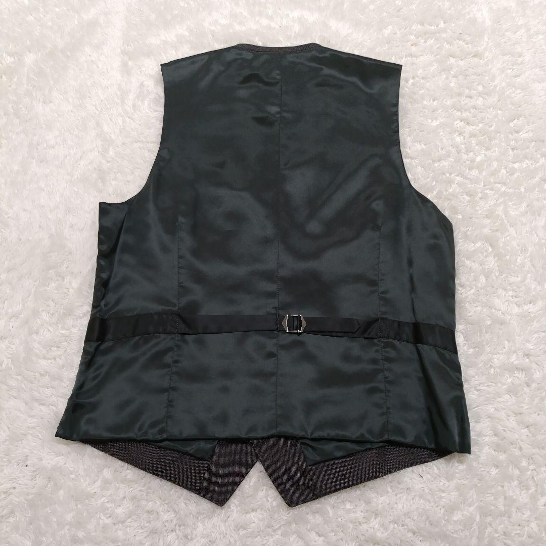 【極美品】グリーンレーベルリラクシング REDA スリーピーススーツ グレー46