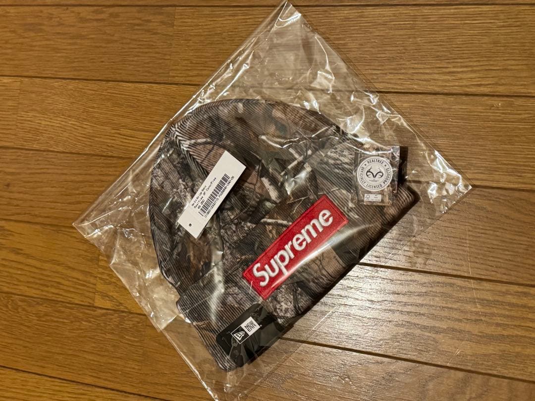 Supreme NewEra BoxLogoBeanie リアルツリー