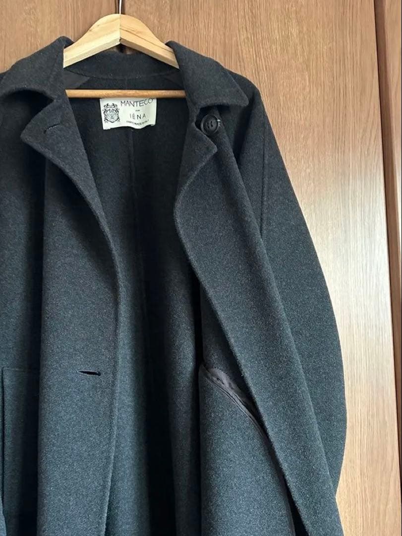 IENA MANTECO PURE 38 ダブルフェイス ロングコート