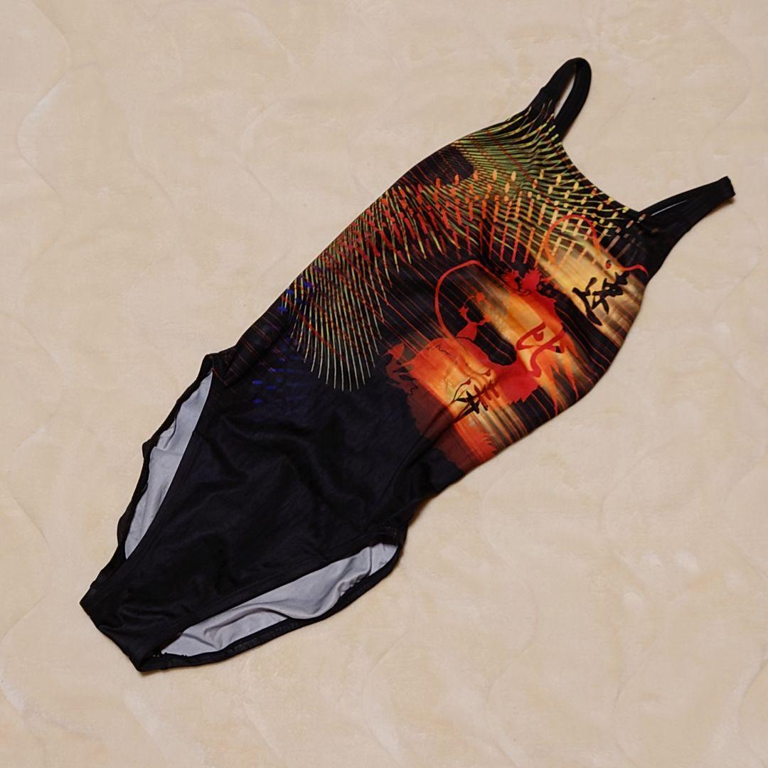 y*i様 SPEEDO アクアブレードΣ レディース競泳水着 Lサイズ 和柄 ミ