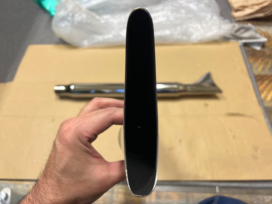 Harley Davidson フィッシュテール シャークテール FLSTS