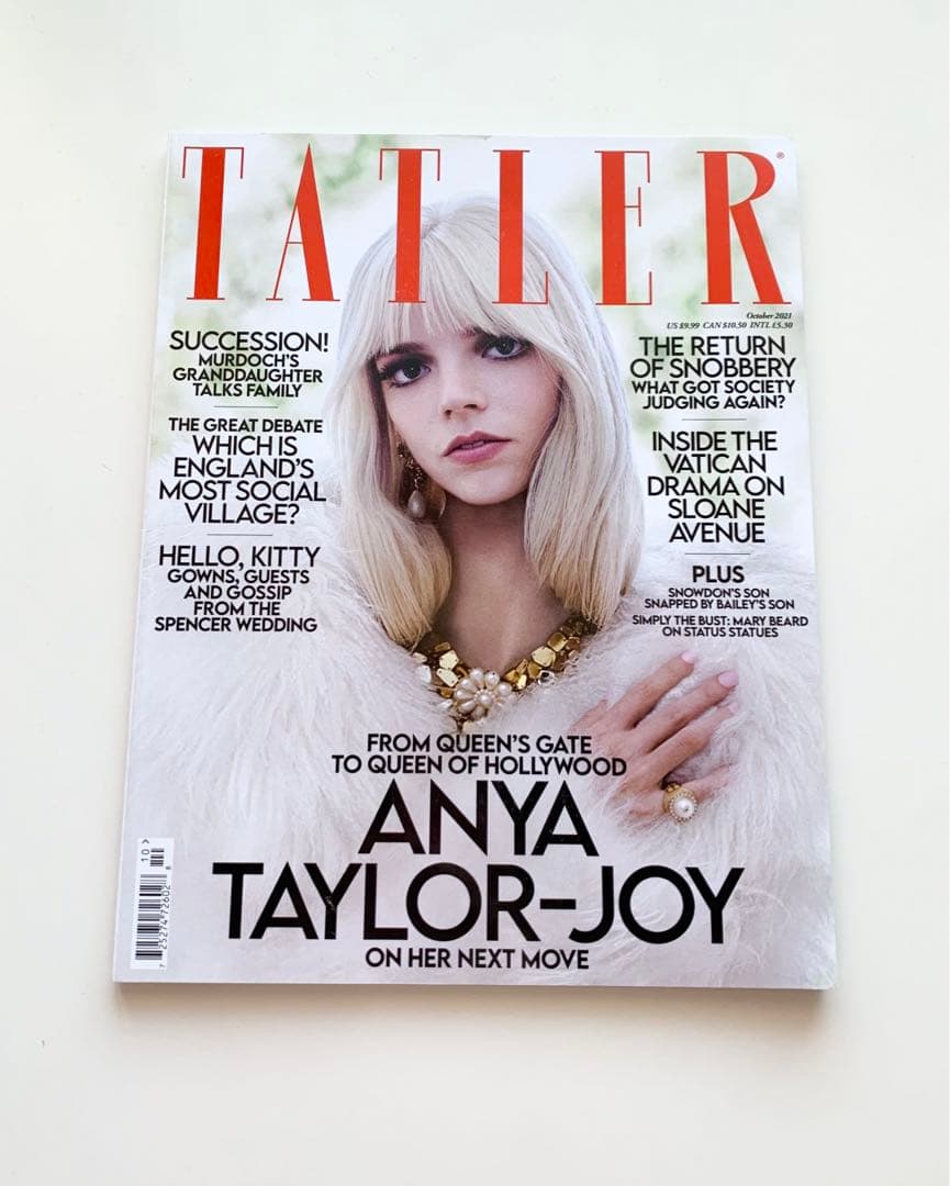 TATLER UK October 2021 アニャ・テイラー＝ジョイ
