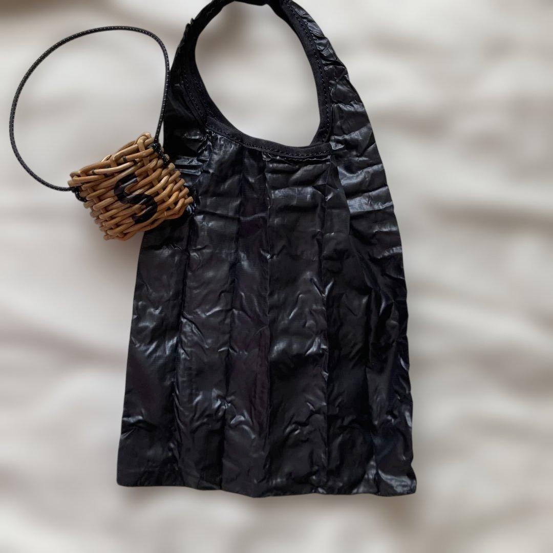 新品未使用　ebagos サブバッグ・カゴケース　Sサイズ　黒　BLACK