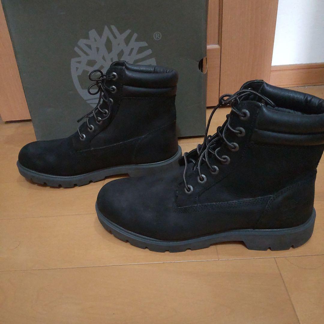 【ケア済・値下げ可】Timberland ブラック ワークブーツ