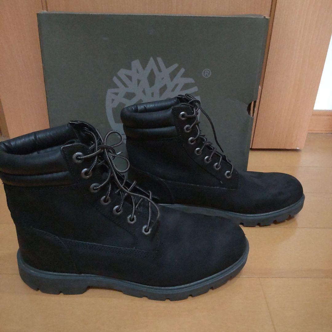 【ケア済・値下げ可】Timberland ブラック ワークブーツ