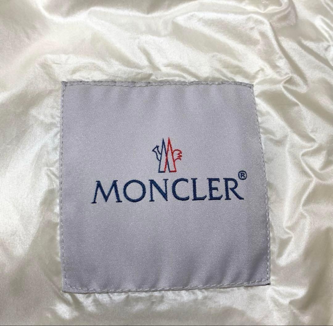 モンクレール　MONCLER ダウンベスト　白　ダウン　サイズ1