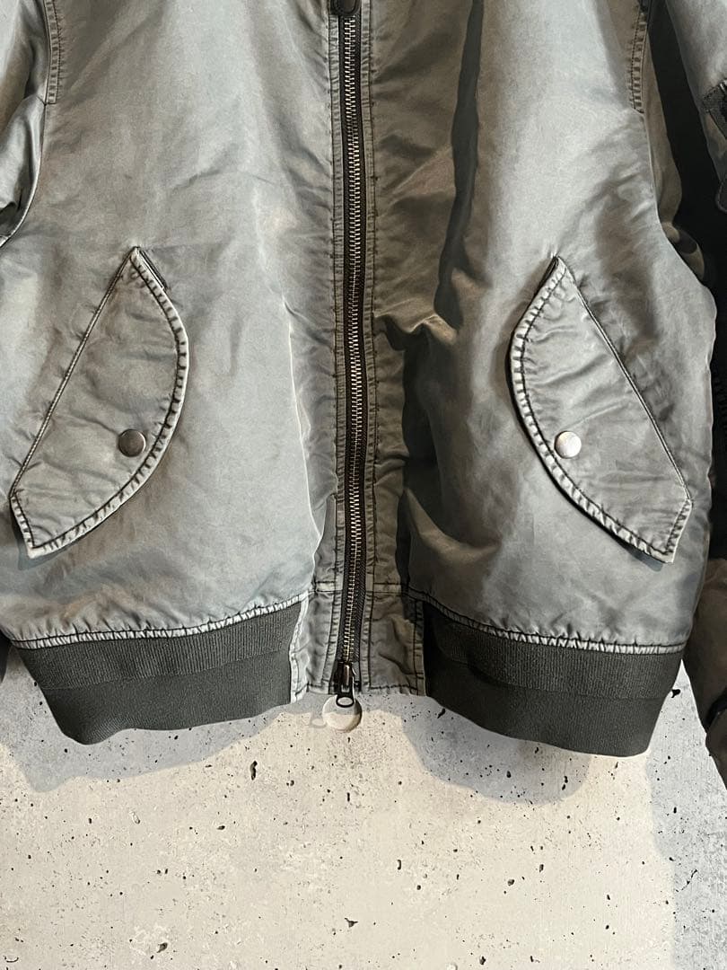 relume ガーメントダイ ボンバージャケット L