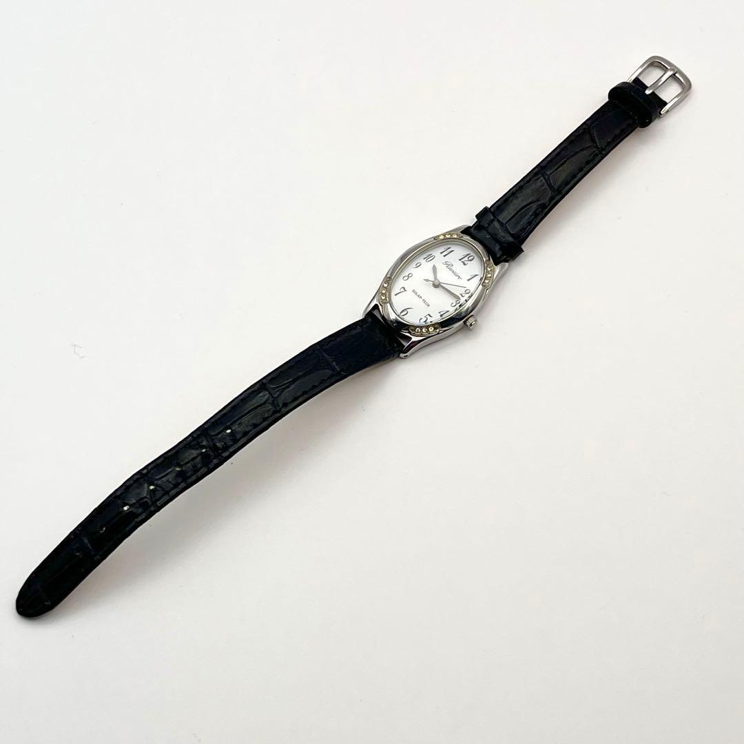 CITIZEN リヴィエール レディース ソーラー 腕時計 稼働品 黒