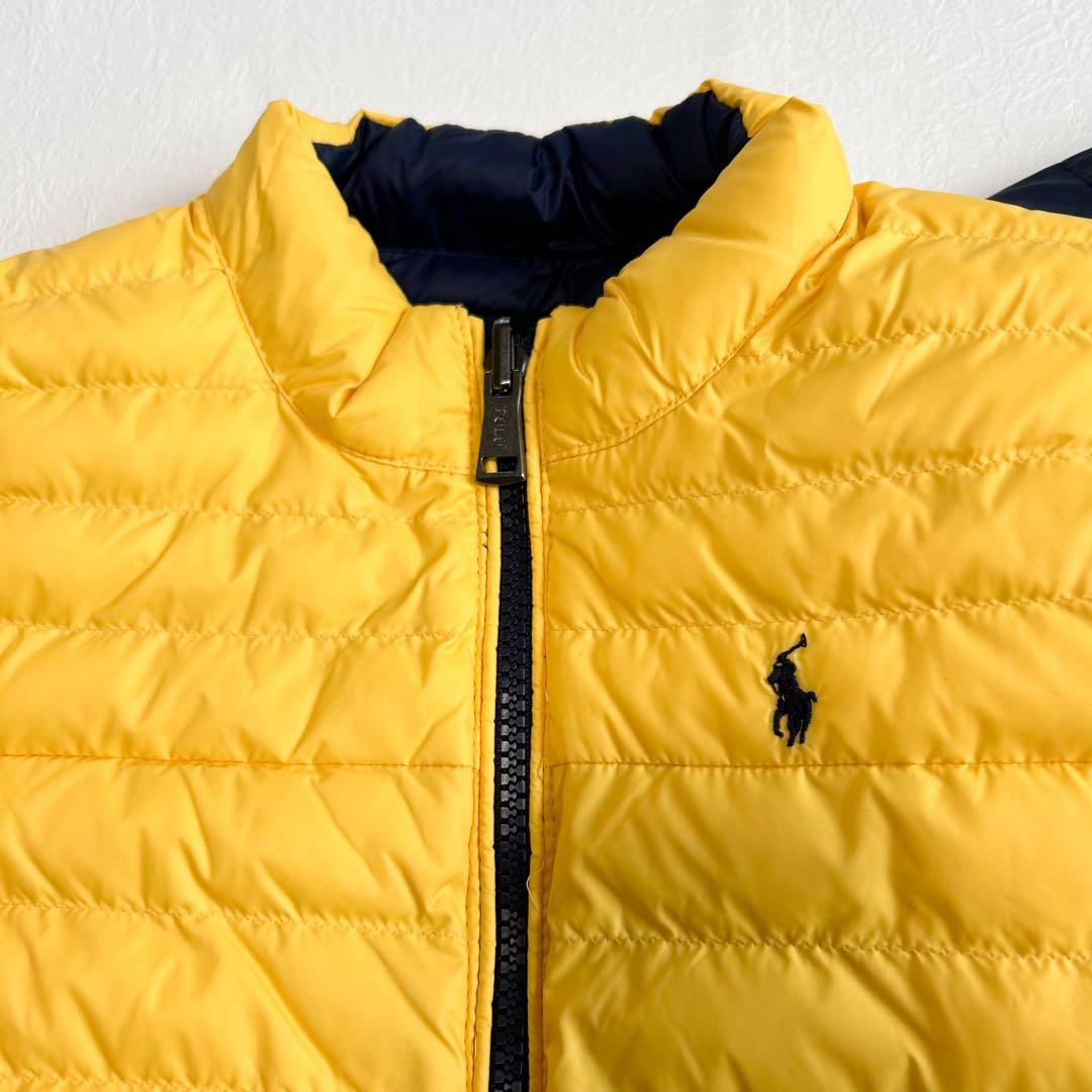 ラルフローレン ユニセックス リバーシブルジャケット 100 イエロー×ネイビー