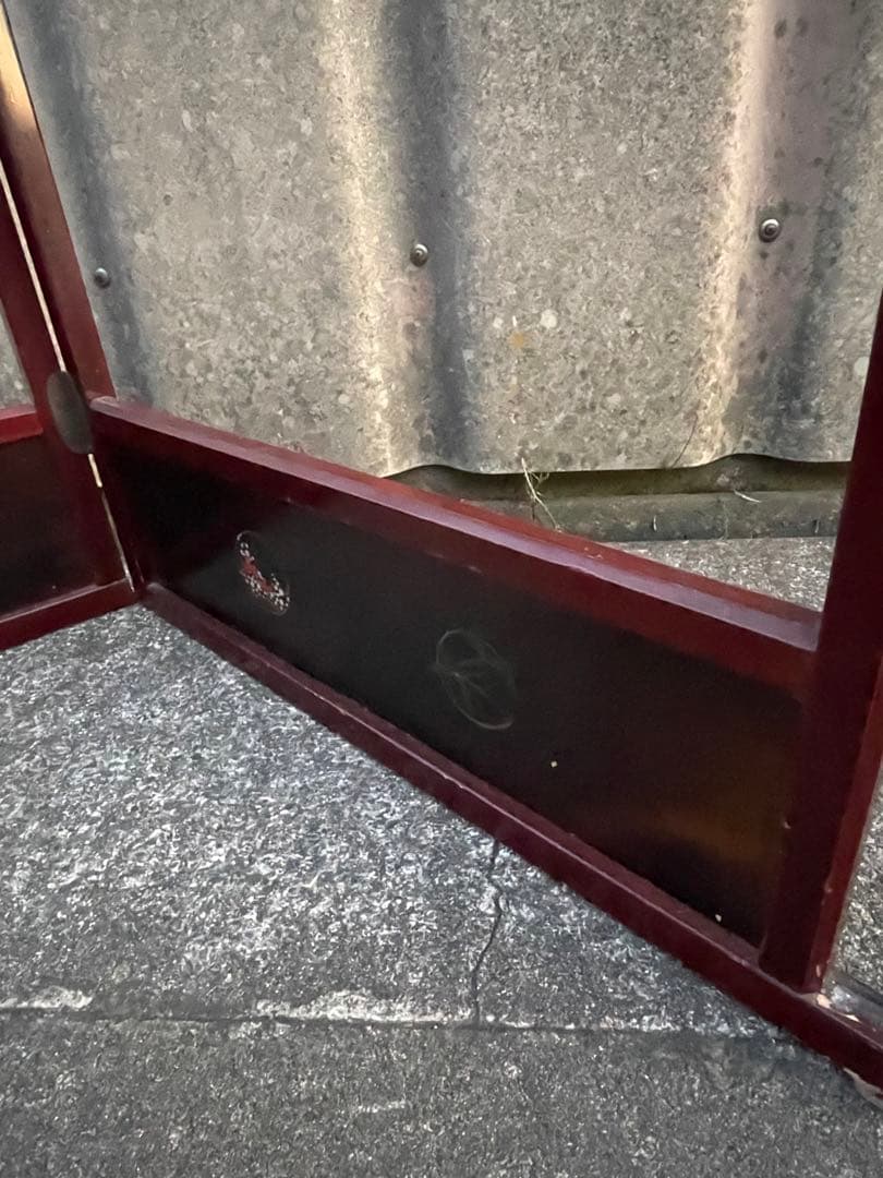 稀少/古道具/当時物/無垢材/木製/衣紋掛け/衣桁/着物掛け/24