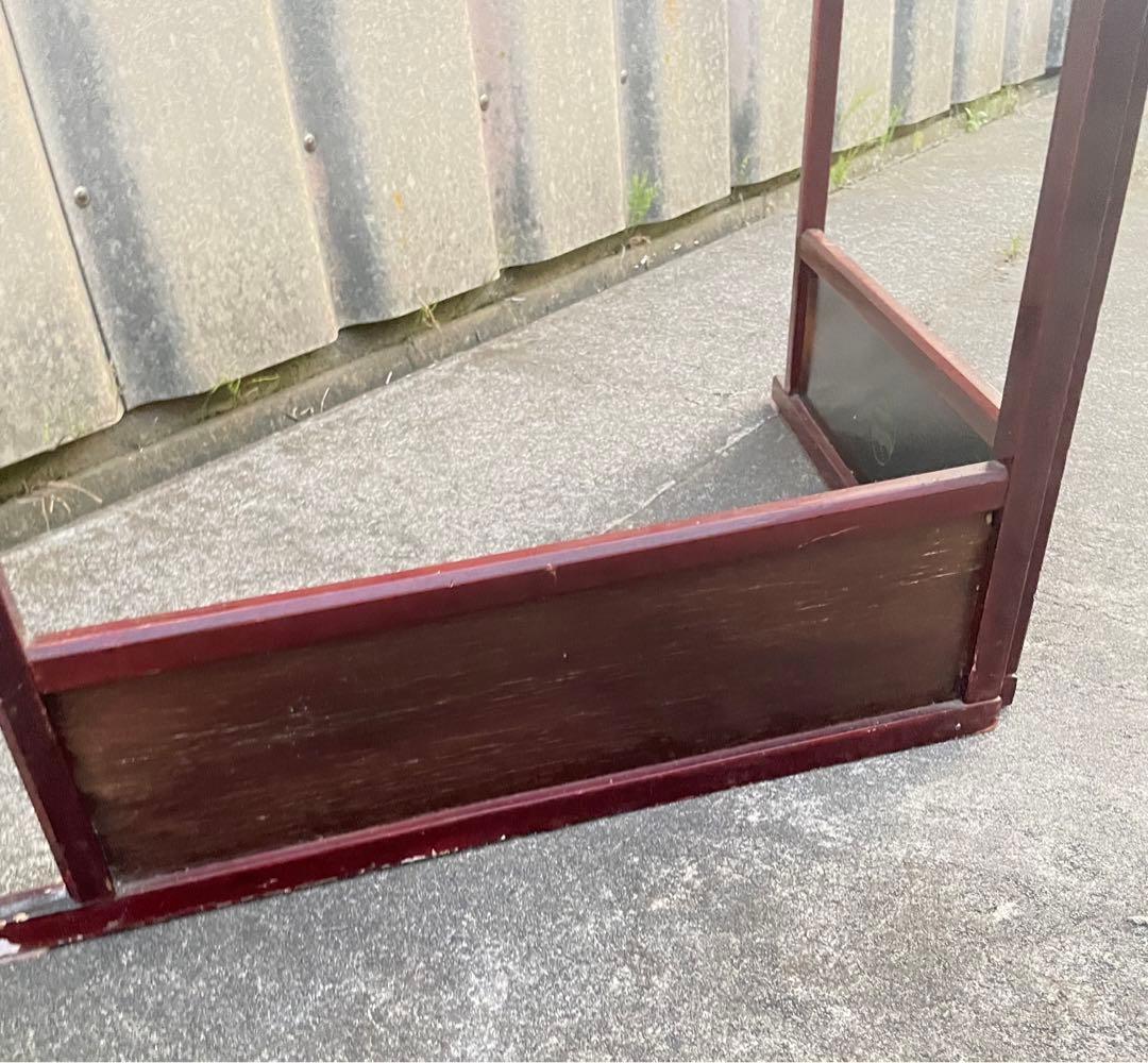 稀少/古道具/当時物/無垢材/木製/衣紋掛け/衣桁/着物掛け/24