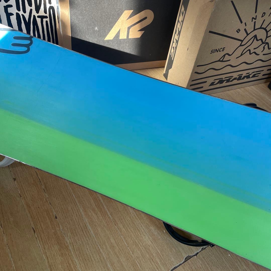 BURTON×FLUX　バートン　スノーボード　フラックス　バインディング付