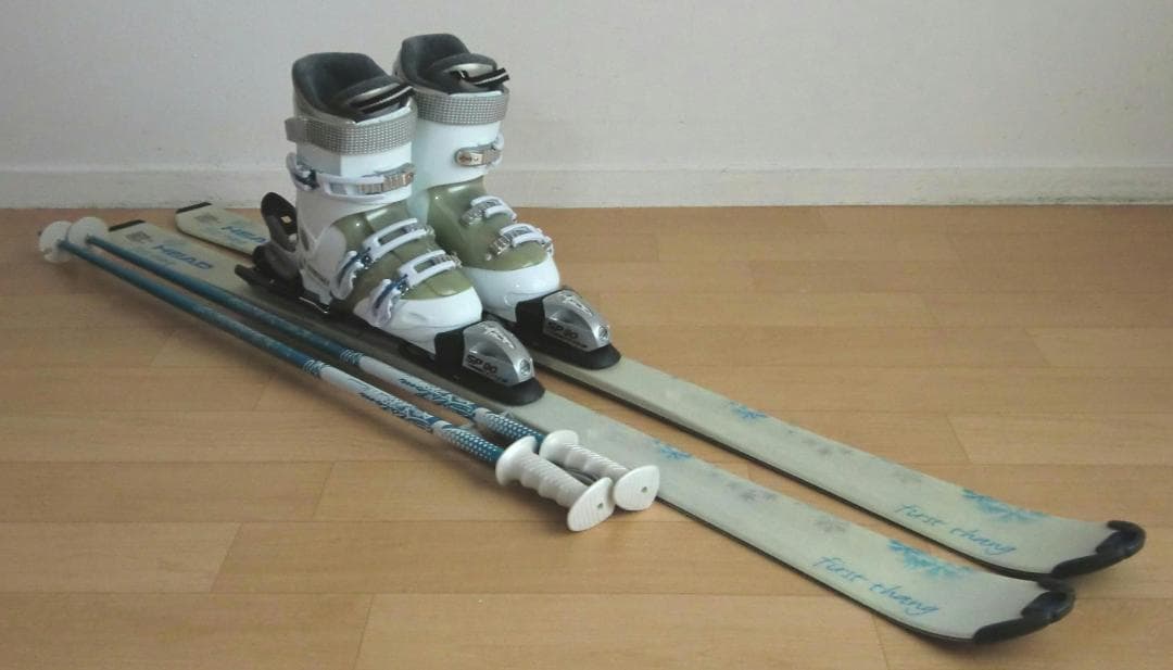 ■■1月限定■送料無料■女性用スキーセット■板142靴24-24.5■メンテ付■