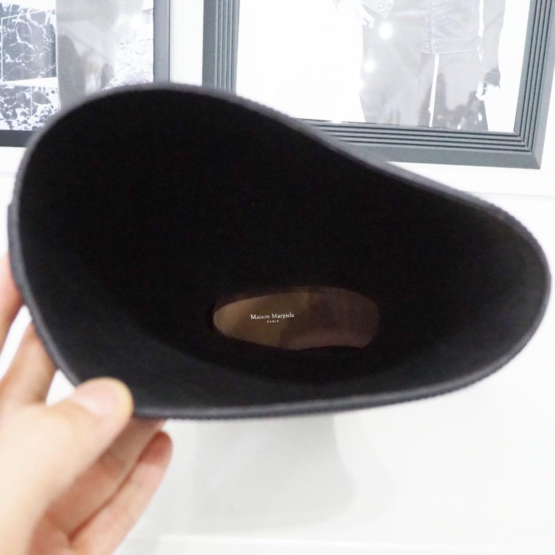 新品 定価179300円 メゾン マルジェラ タビ ロング ラバー ブーツ 黒