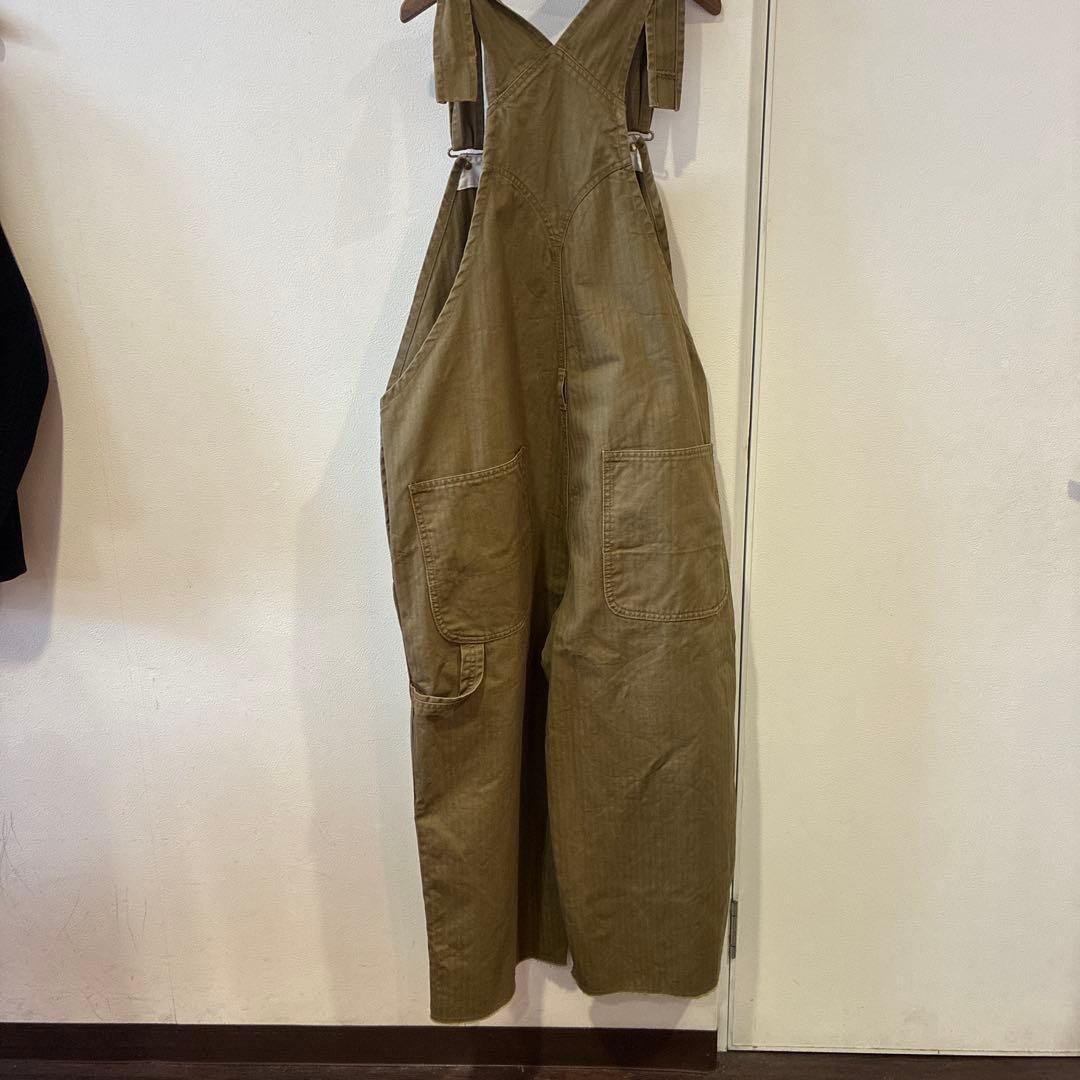 ジャーナルスタンダードラックス　カーキ ヘリンボーン　サロペット　オーバーオール