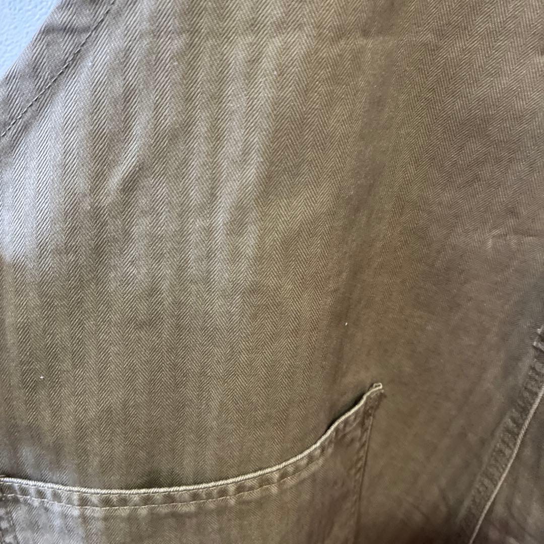 ジャーナルスタンダードラックス　カーキ ヘリンボーン　サロペット　オーバーオール