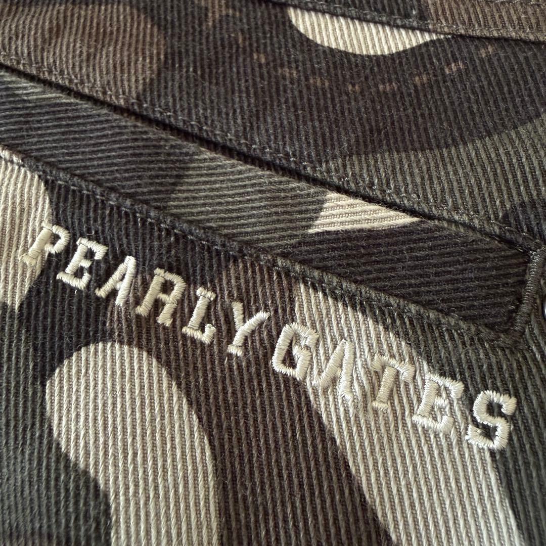 パーリーゲイツ　パンツ　迷彩　カーキ　カモフラ　黒　茶　L〜XL相当 アーミー