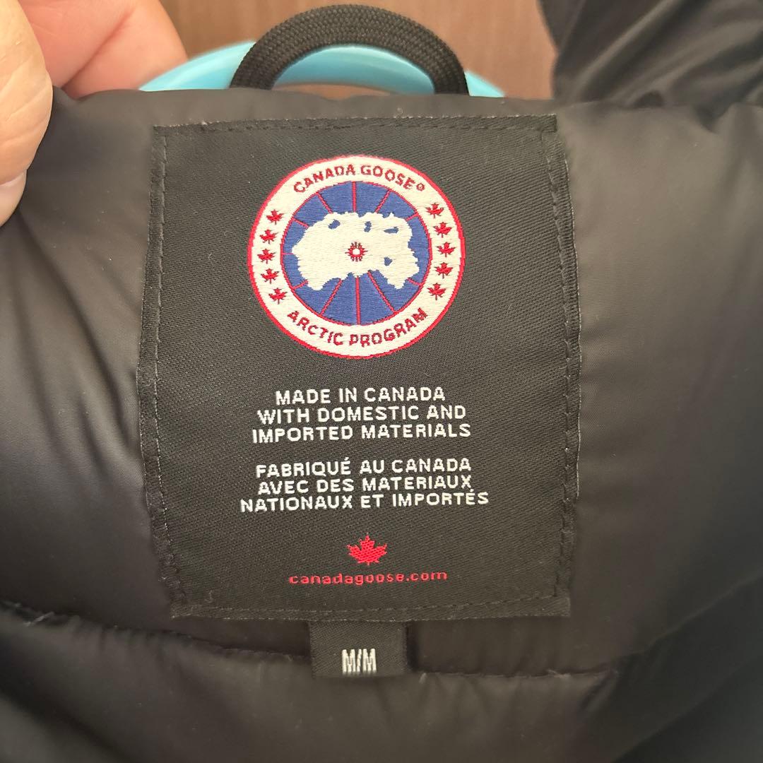 カナダグース ダウンベスト M ネイビー 美品 2832L 国内正規品