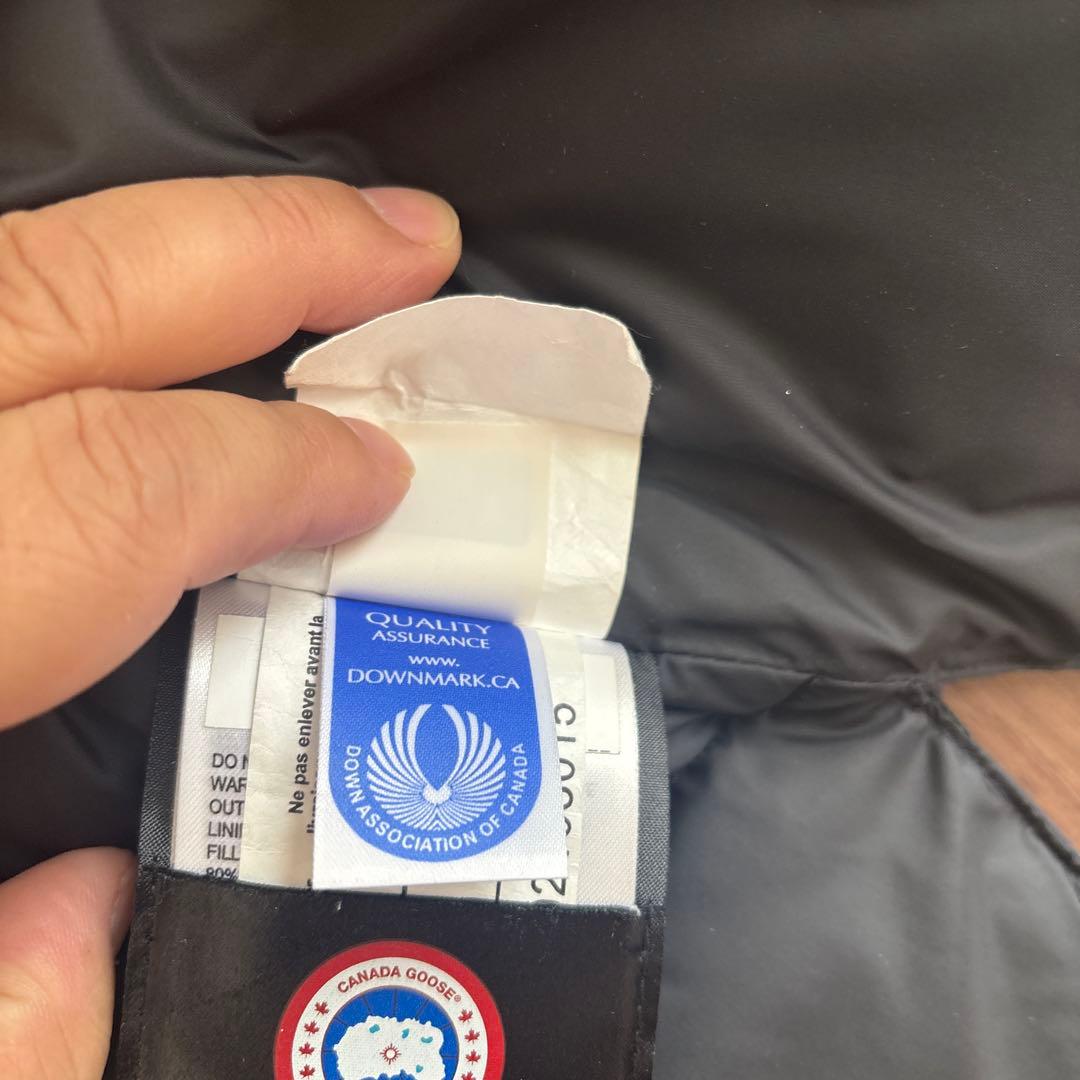 カナダグース ダウンベスト M ネイビー 美品 2832L 国内正規品