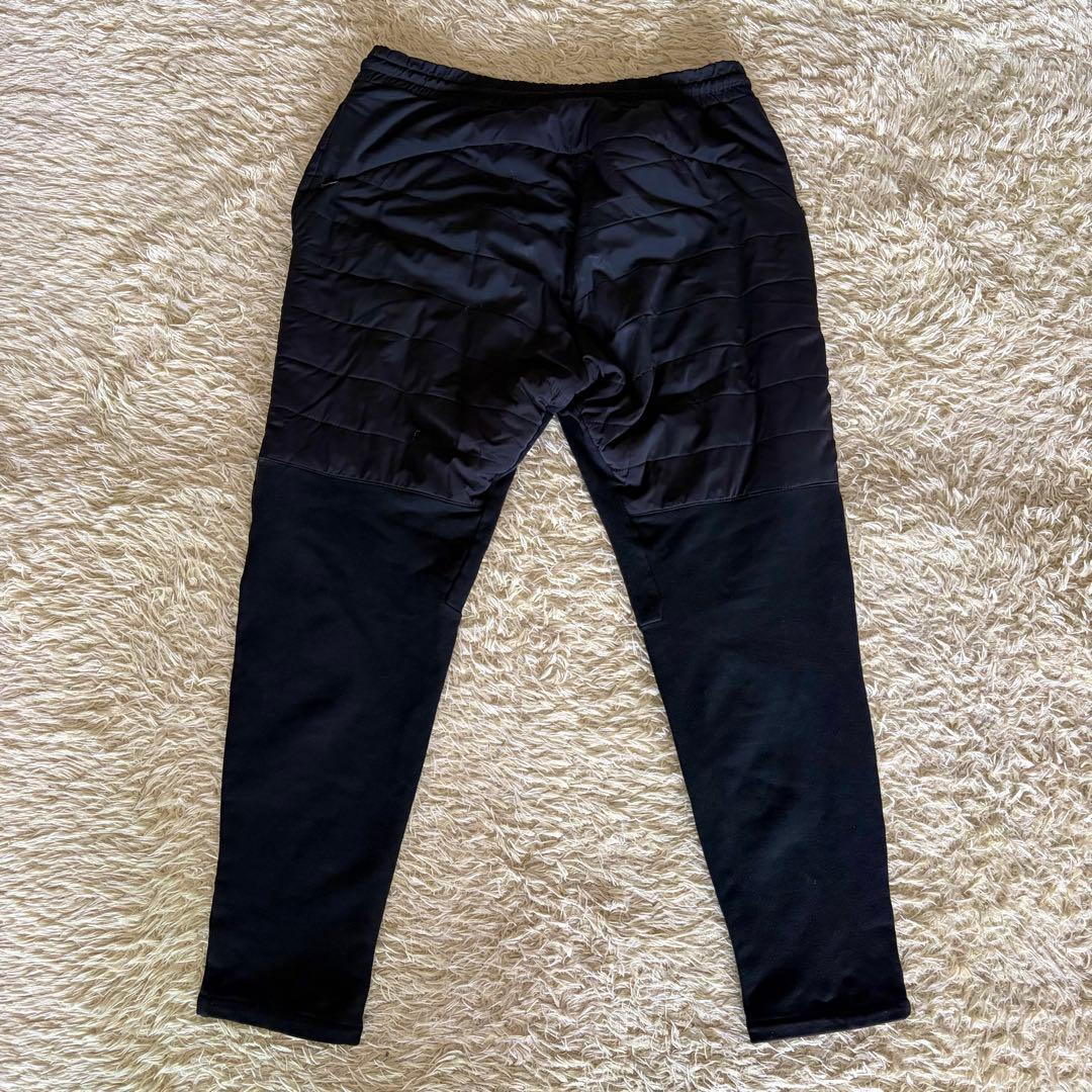 1PIU1UGUALE3 RFLAX ダウンパンツパンツ ロゴ ブラック S