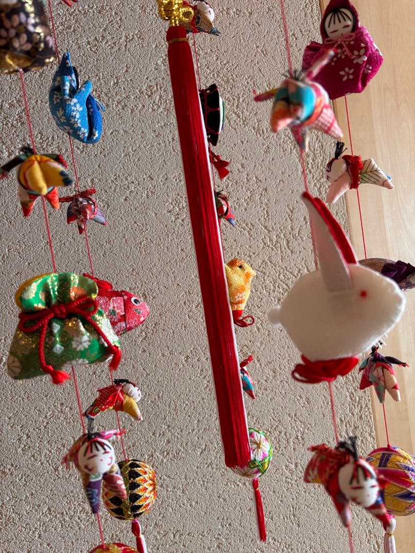 柳川　吊るし飾りさげもん　30cm×95cm