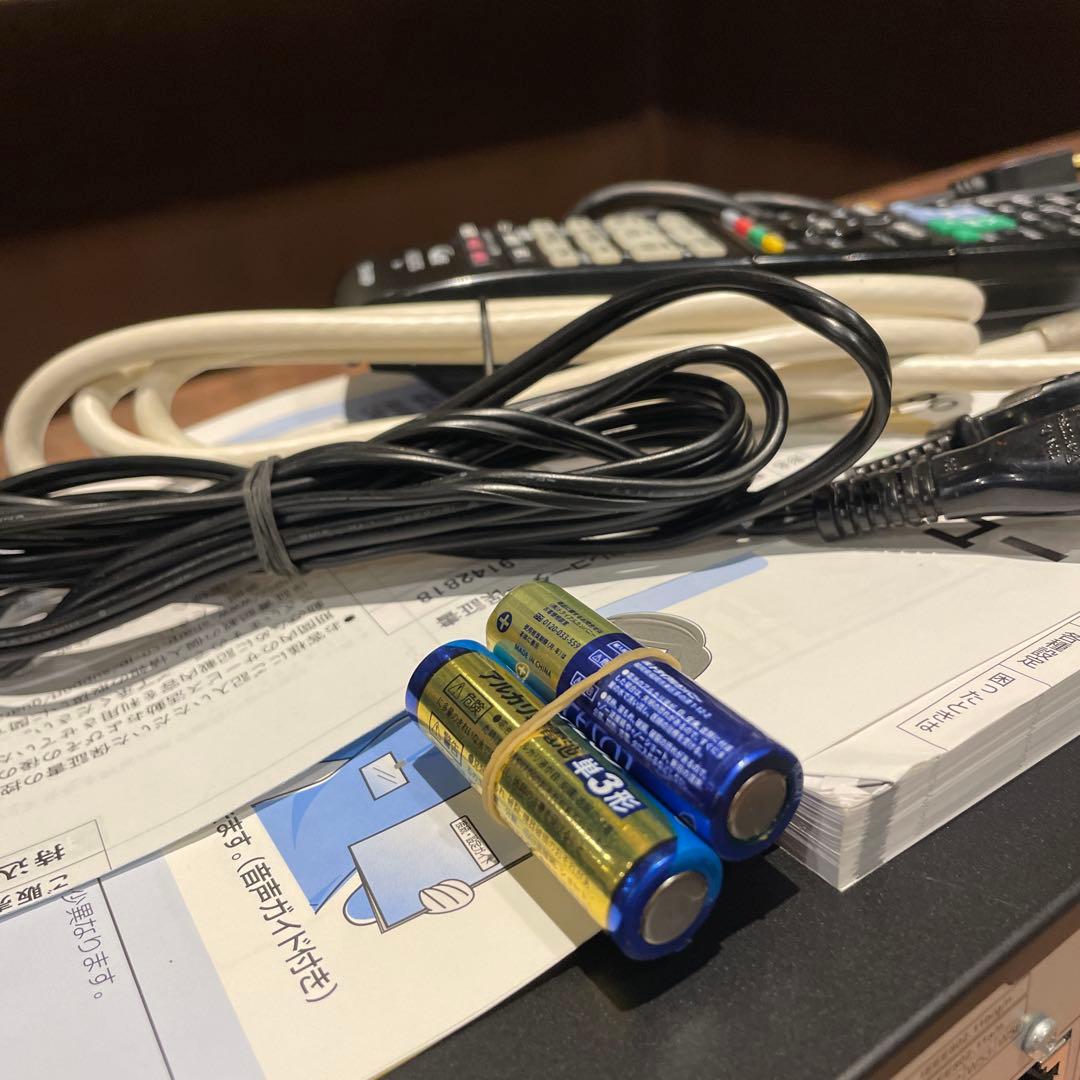 シャープBD−W1500 12倍録2番組W録 1TB 説明書/純正リモ等付フル装