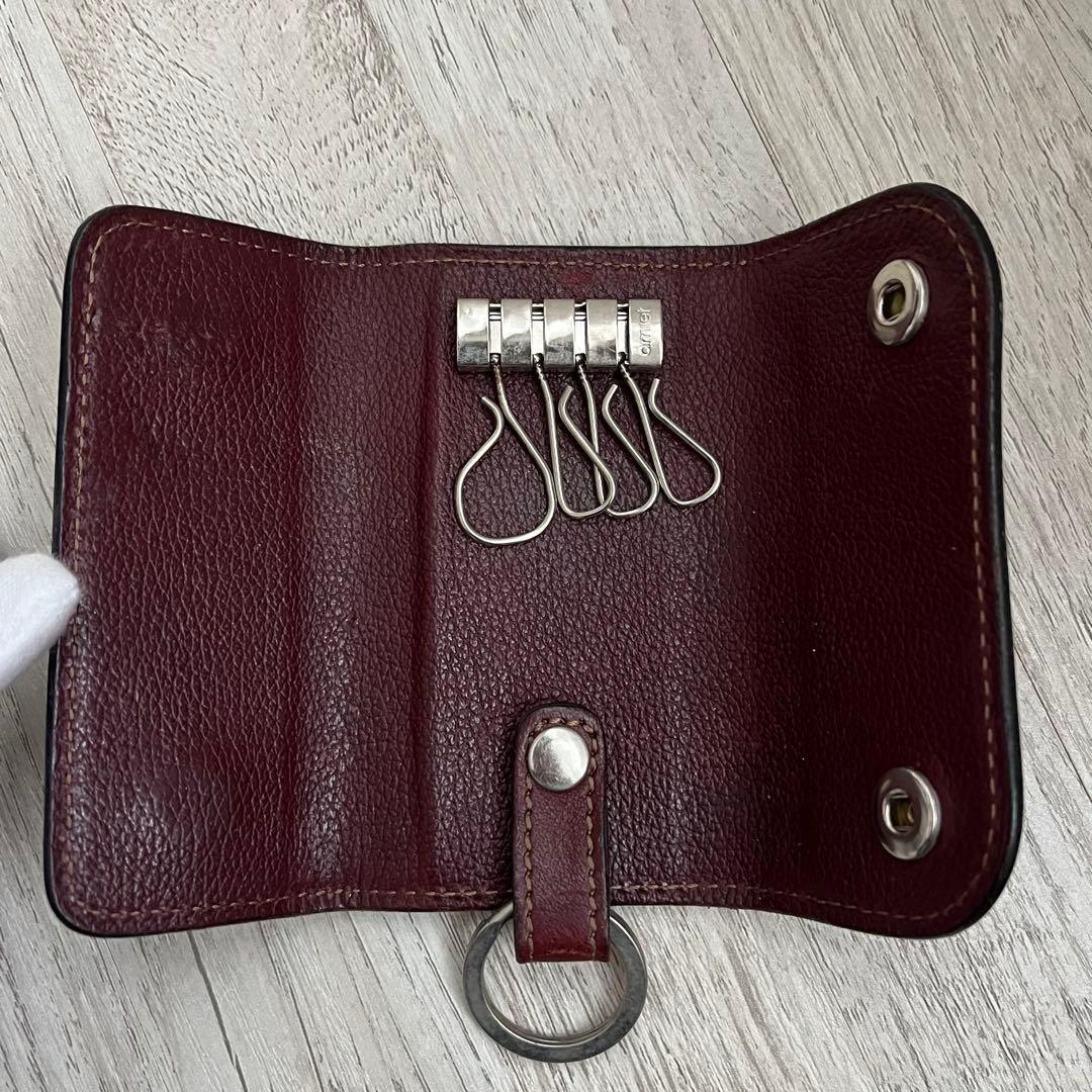 ワイルドスワンズCLIPPER2 キーケース　バーガンディ レザー