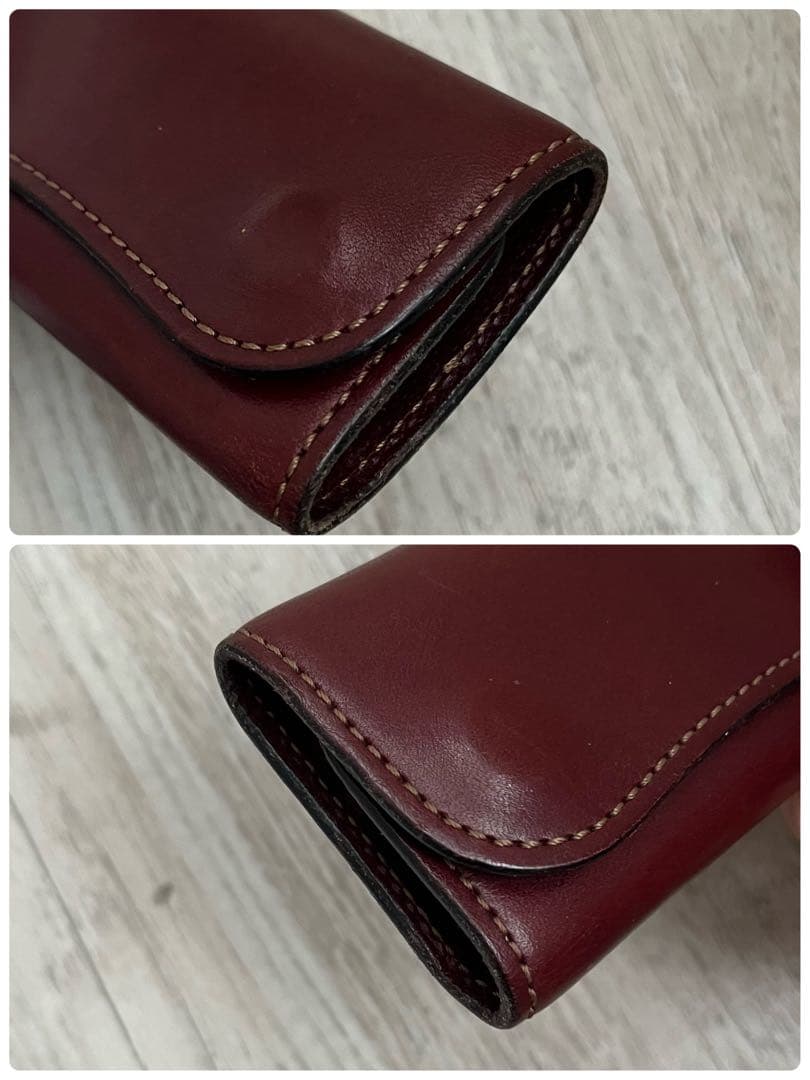 ワイルドスワンズCLIPPER2 キーケース　バーガンディ レザー