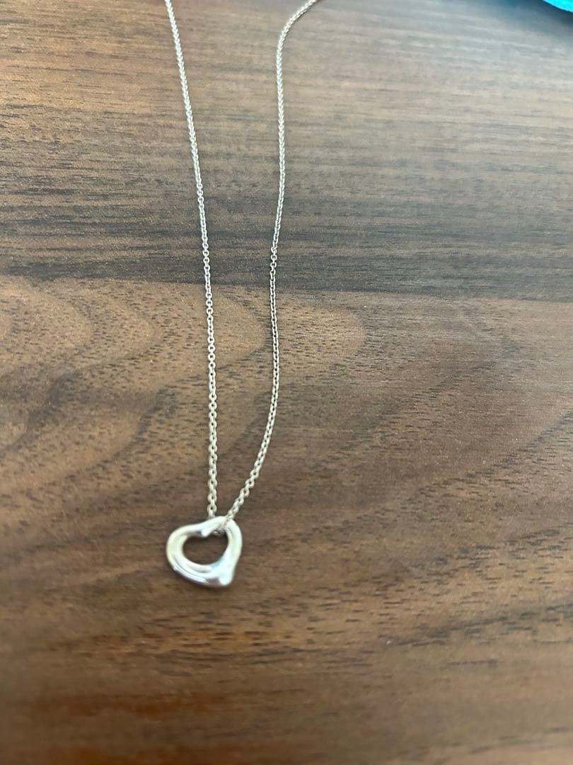 Tiffany オープンハート　ネックレス