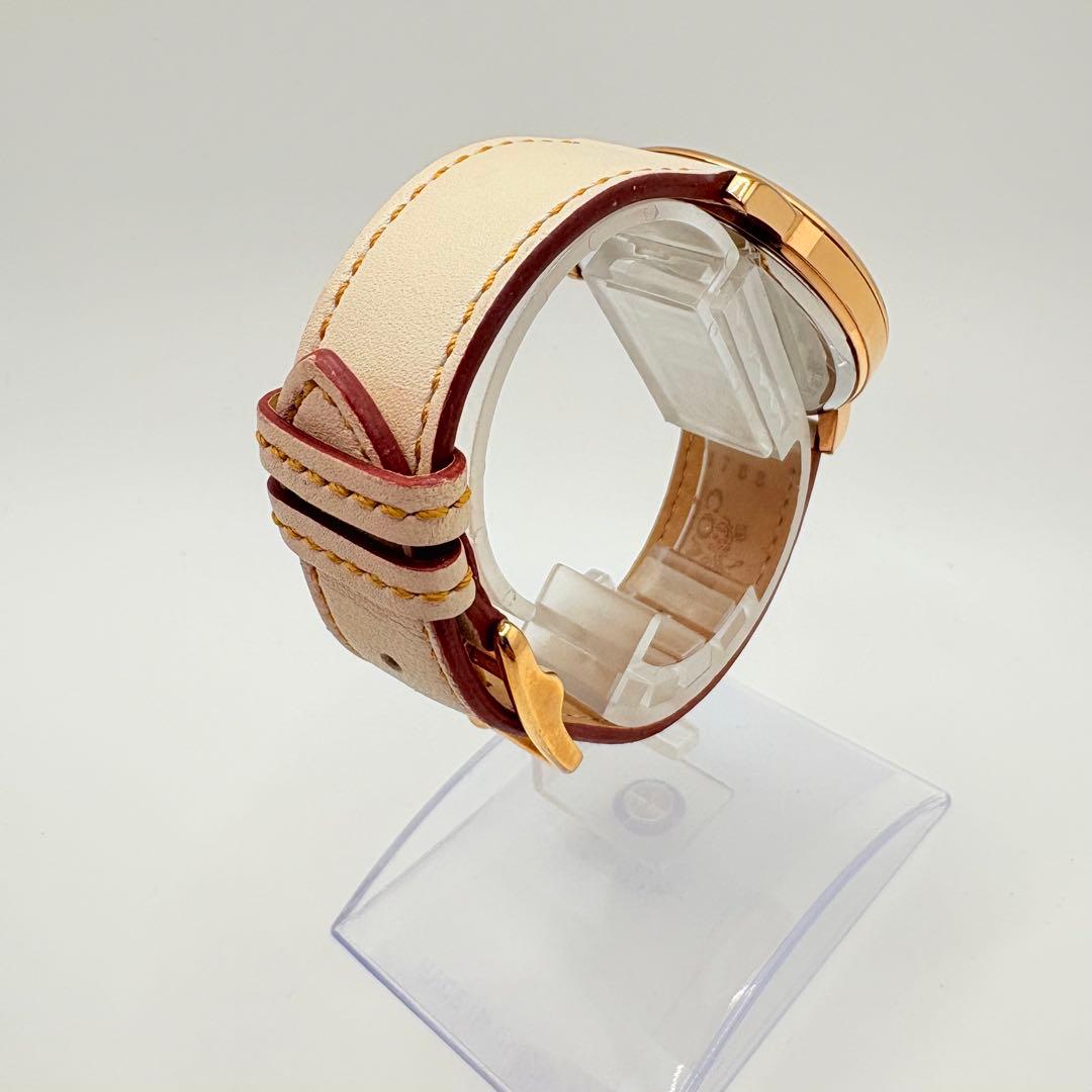 新品電池★美品 稼働 COACH 腕時計 レディース ラウンド ホースキャリッジ