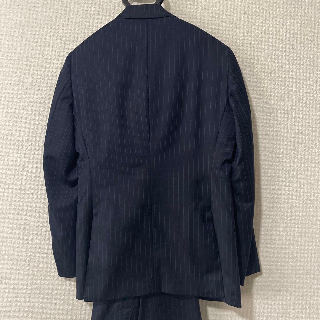 Maikii【美品】麻布テーラー オーダーメイドスーツ ネイビー