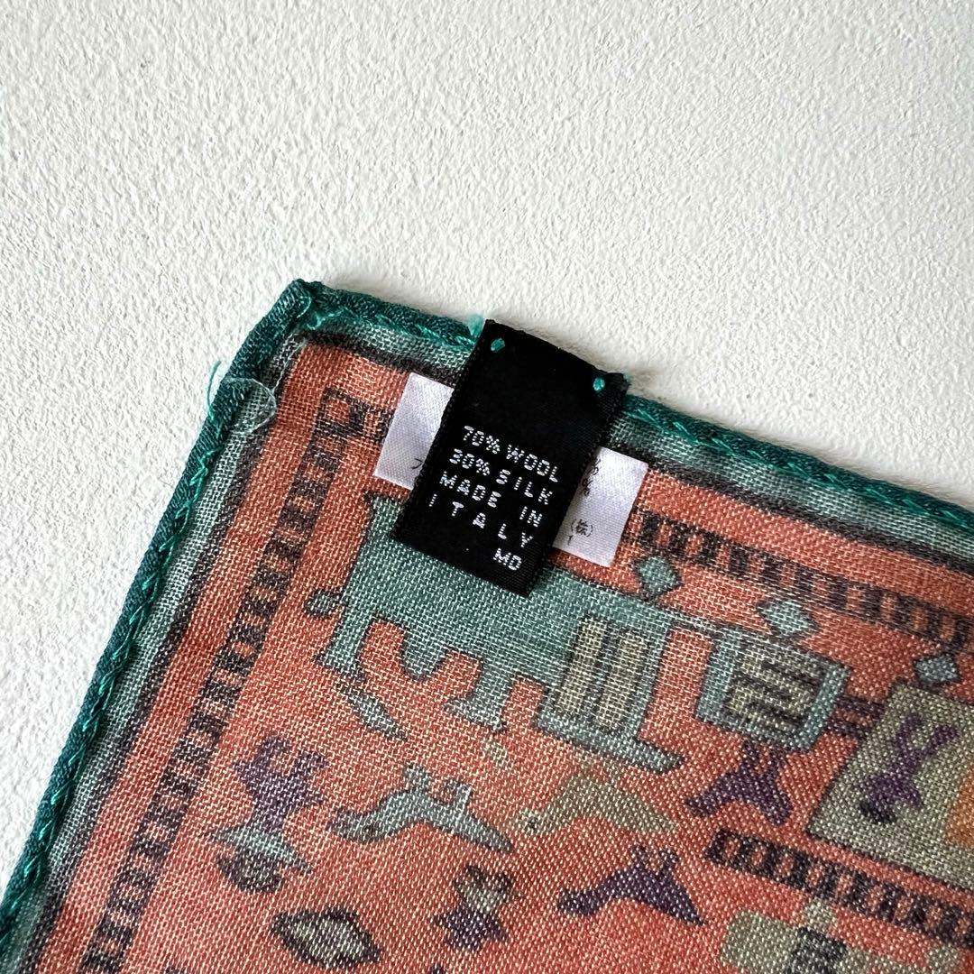 【未使用】Drake's ポケットチーフ ハンカチ ドレイクス