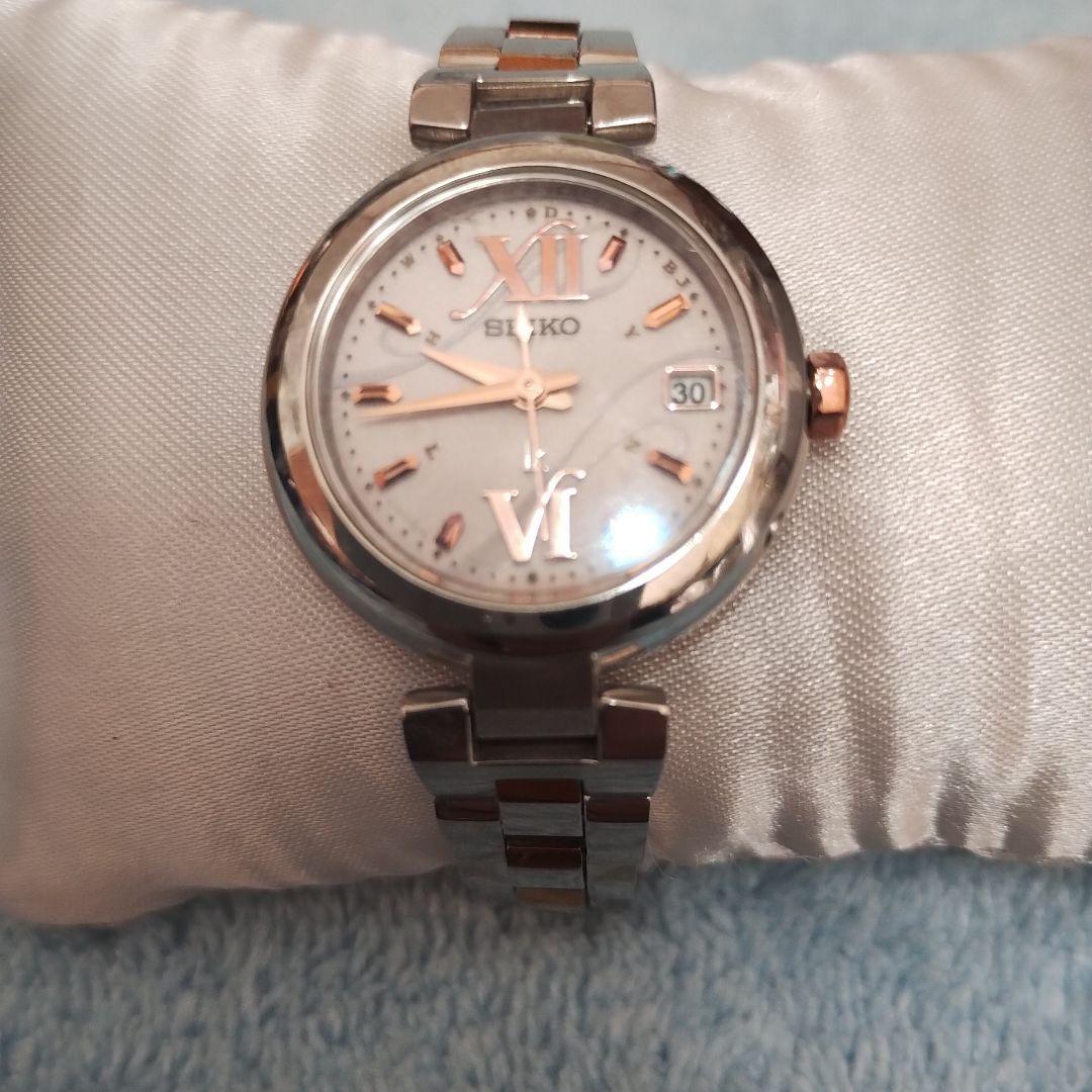 未使用！ピカピカ！セイコールキア電波ソーラーSEIKOLUKIA定価52500円