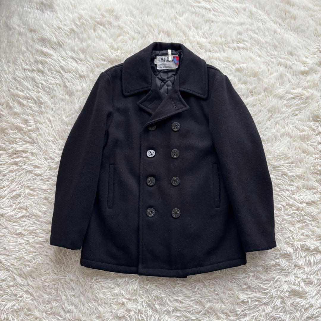 SCHOTT ショット Pコート Lサイズ 740N ブラック USA製