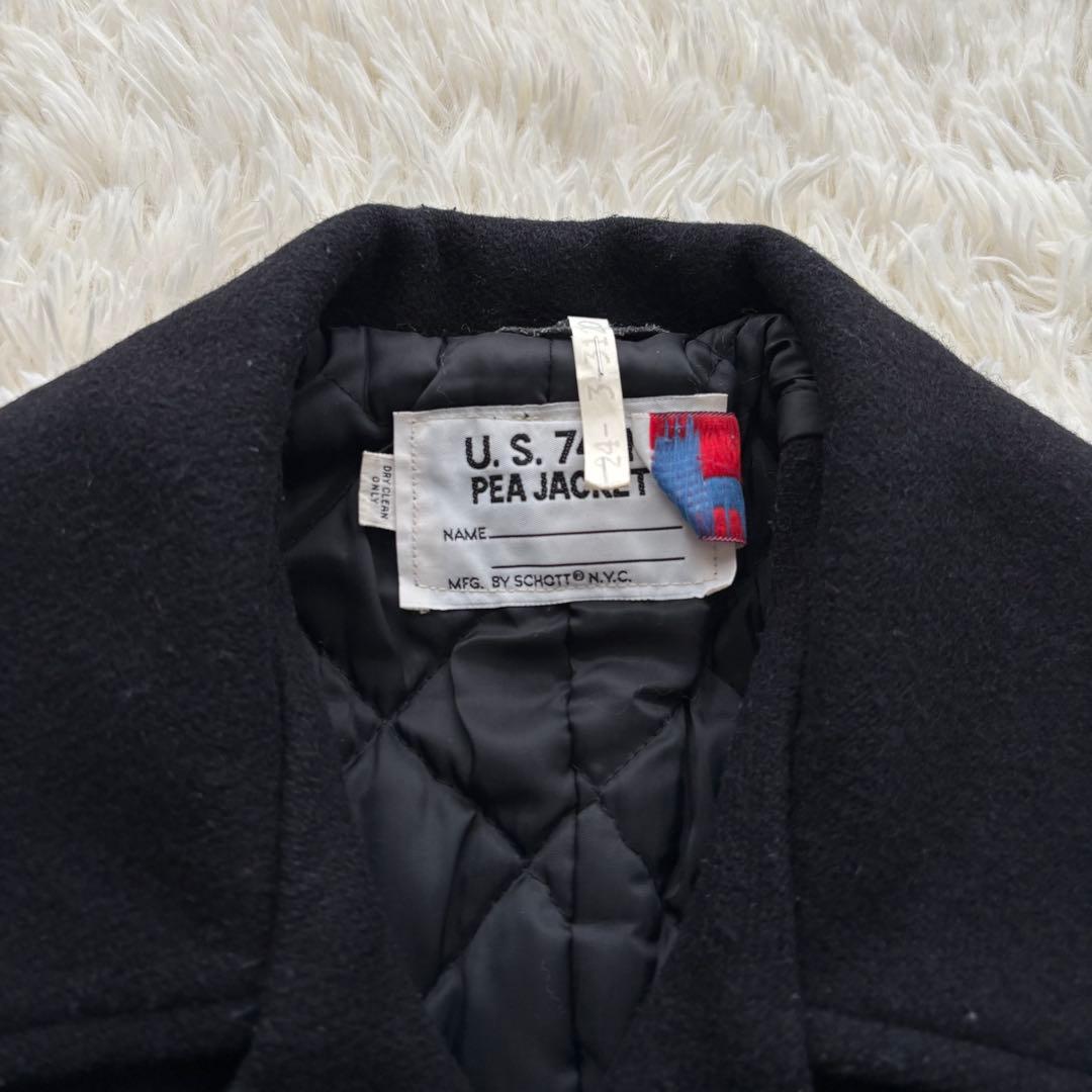 SCHOTT ショット Pコート Lサイズ 740N ブラック USA製