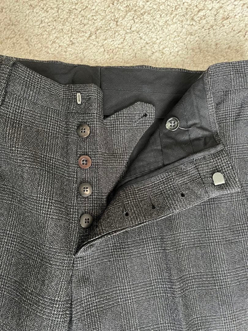 jilsander チェック柄 スラックス