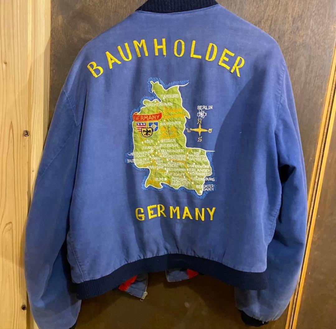 す*O様 ヴィンテージ スーベニアジャケット スカジャン　ドイツ　アメリカ