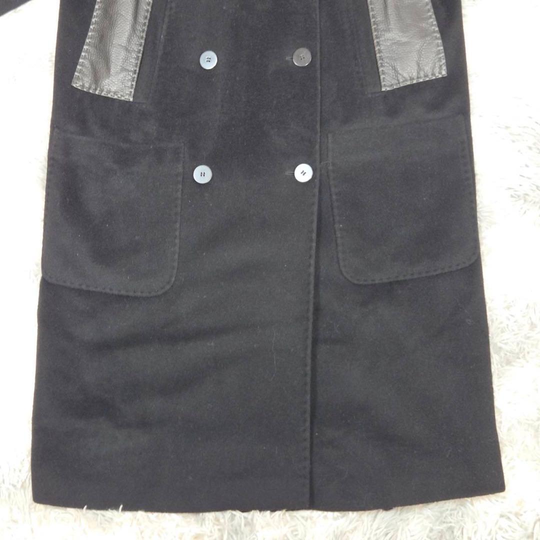 Max Mara マックスマーラ ウール×カシミヤ フード コート 562